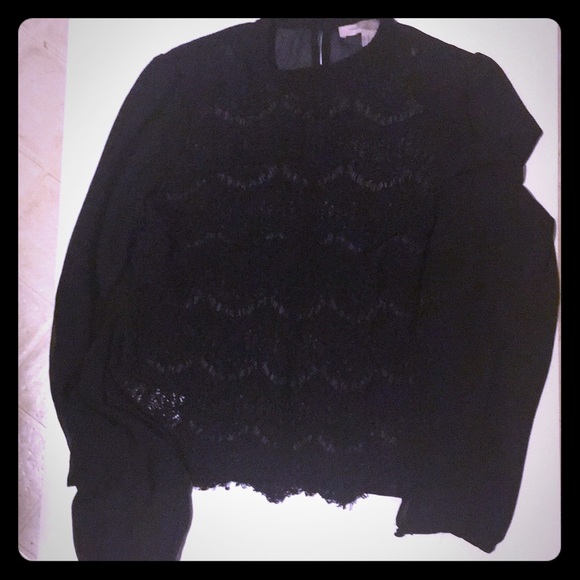 F21 sheer lace top - Picture 3 of 7